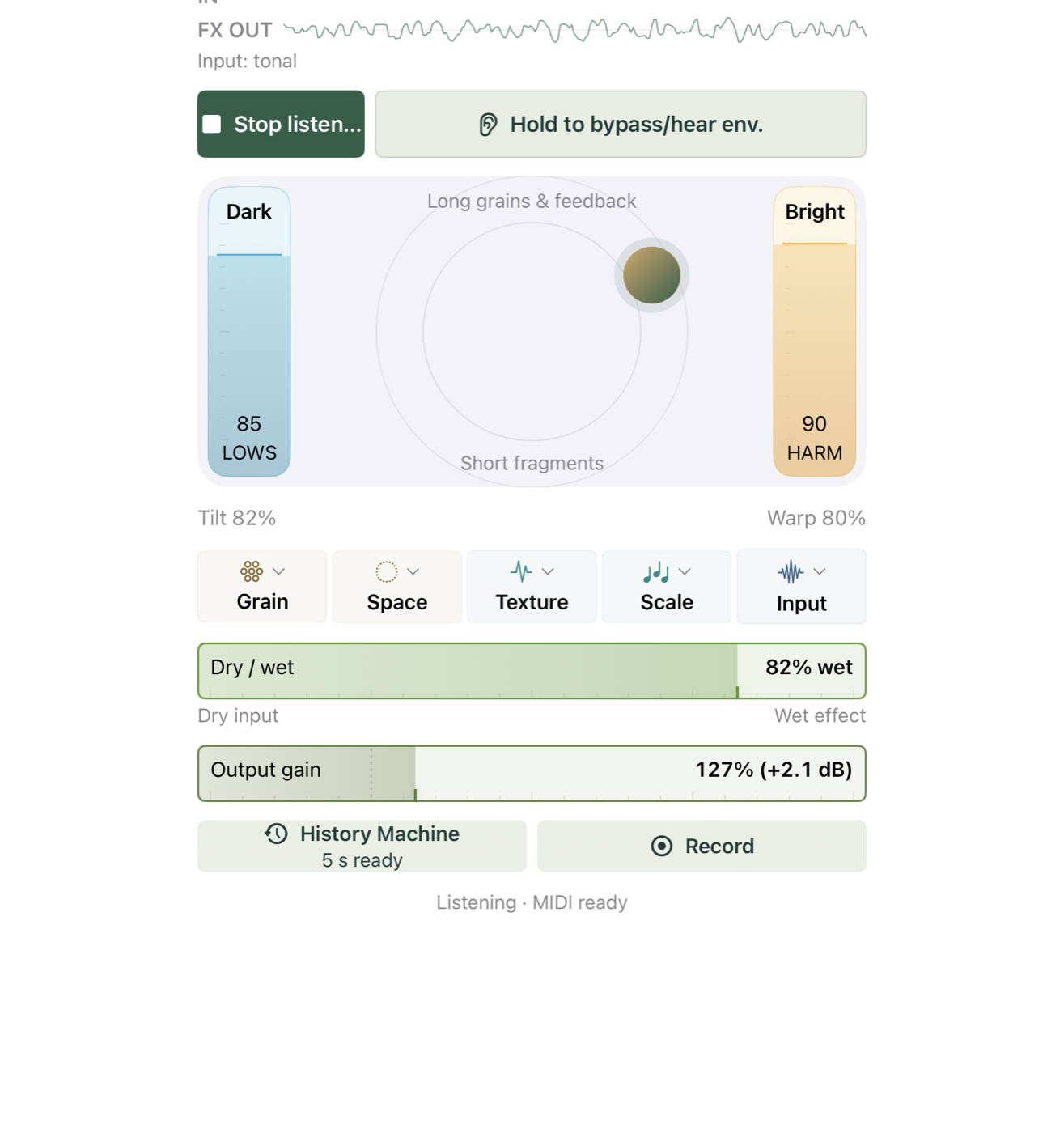 HearSonic standalone app on iPad