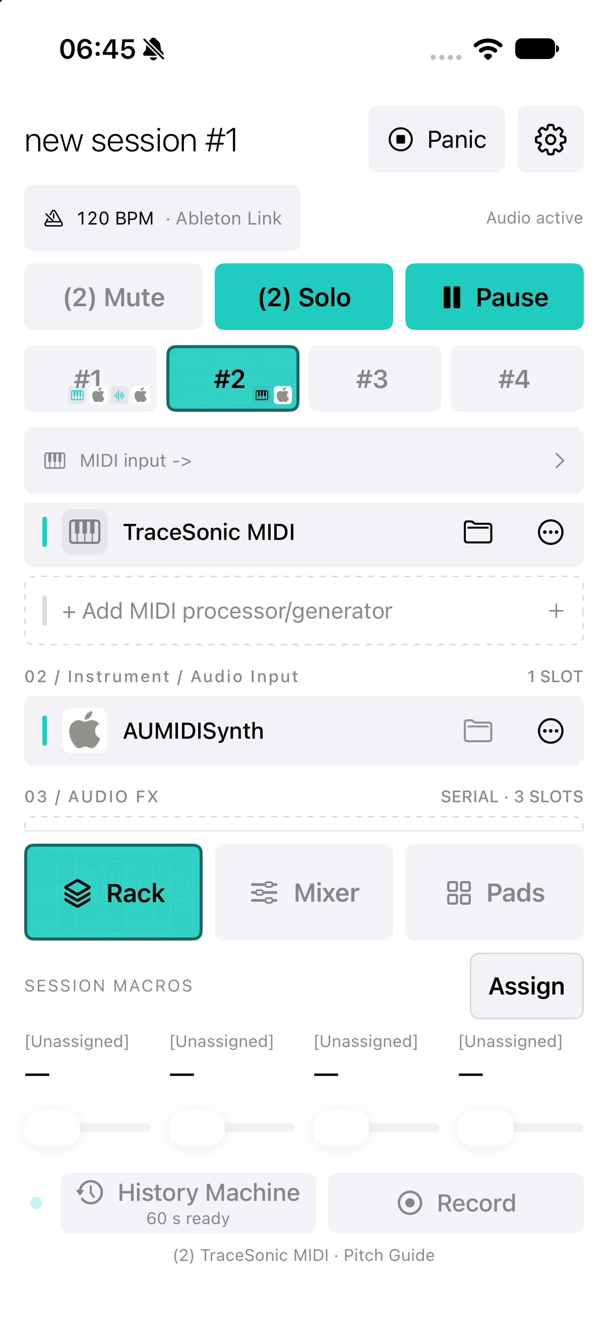 HostSonic standalone host on iPhone