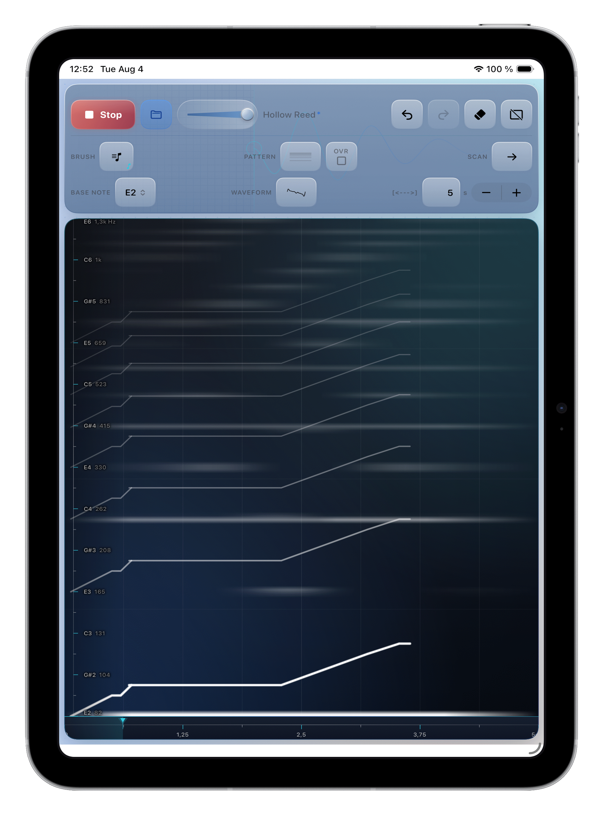 Trace Sonic main app on iPad